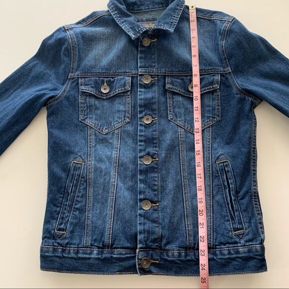Via Penny Lane Reworked Apparel | Men’s Nirvana Graphic Denim Jacket Small - Picture 7 of 8